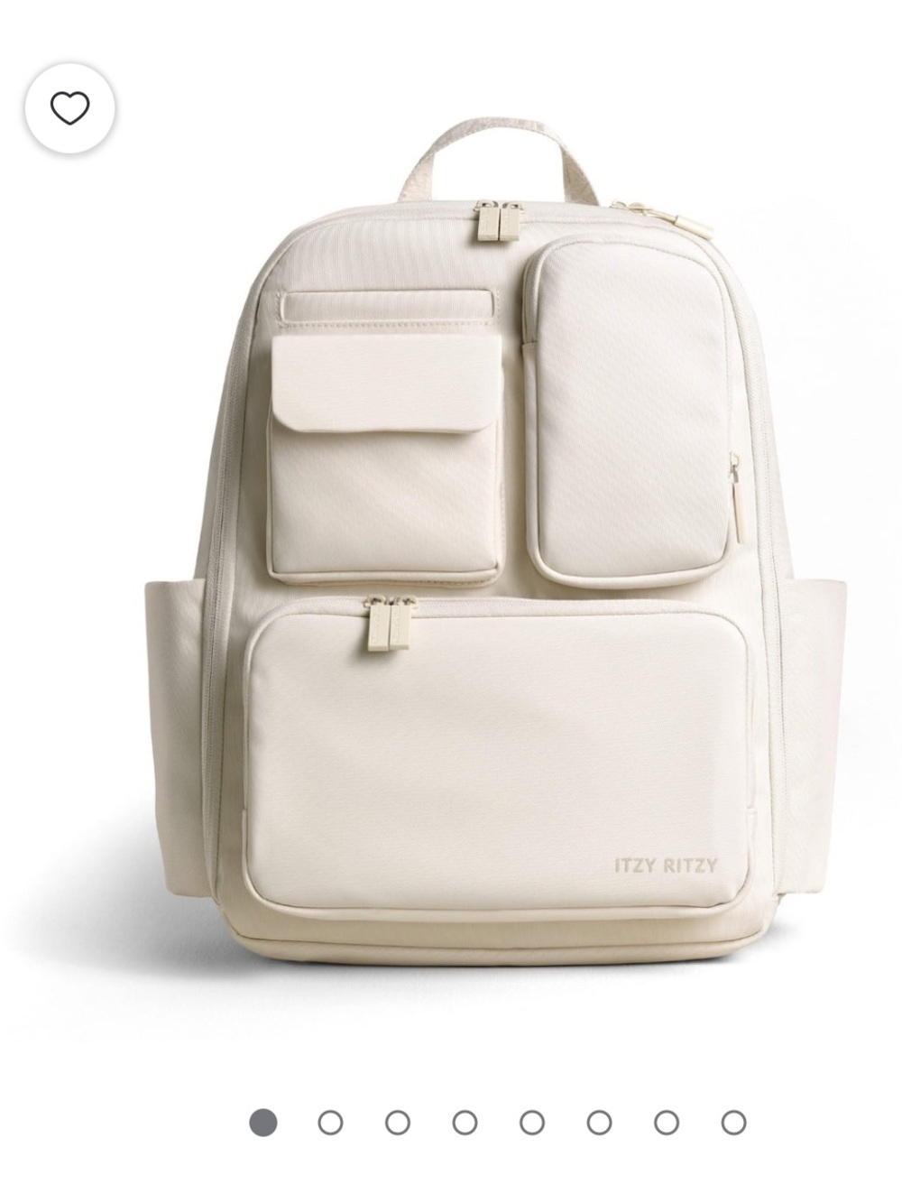 Itzy Ritzy Belong Utility Backpack Diaper Bag in Cream NWT